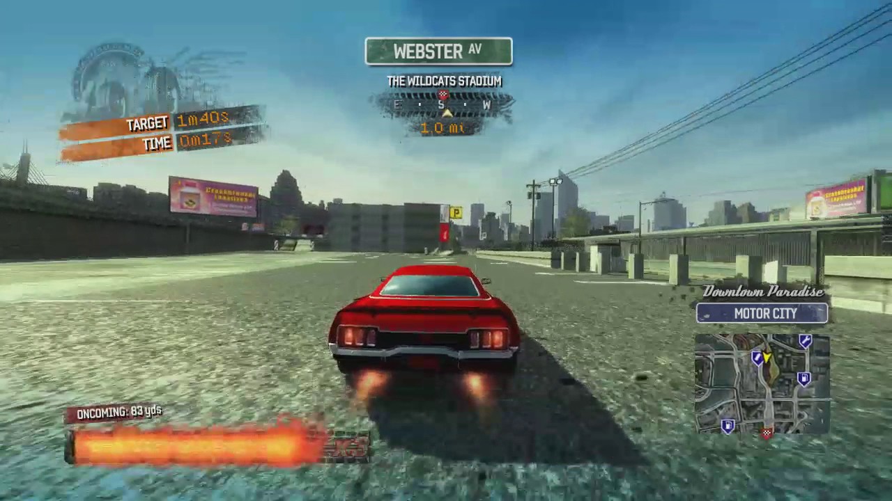 Hunter Oval Champ Burning Route Burnout Paradise City PS3 Version 1
