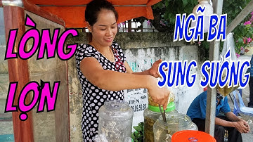 Lòng Lợn Gái Xinh Nóng Hổi Ở Ngã Ba Sung Sướng Bán Mang Về Trong Mùa Dịch Ở Quê Lúa Thái Bình