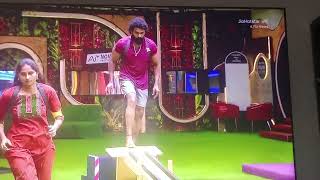 Jansi and vamshi task performance ##bigboss##viral##videos##