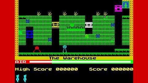 Manic Miner on an emulated Didiaktik M — Bug-Byte version