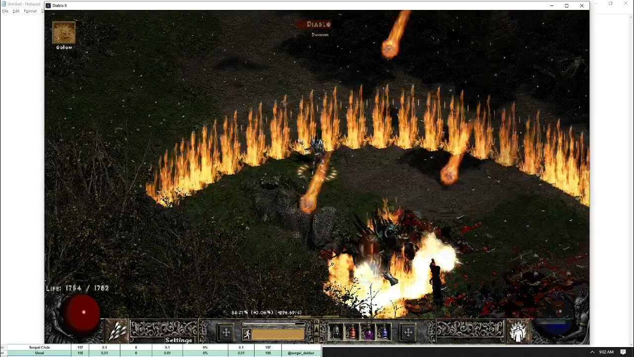 Project Diablo 2 Season 2 Poison/golem necro Uber Trist YouTube