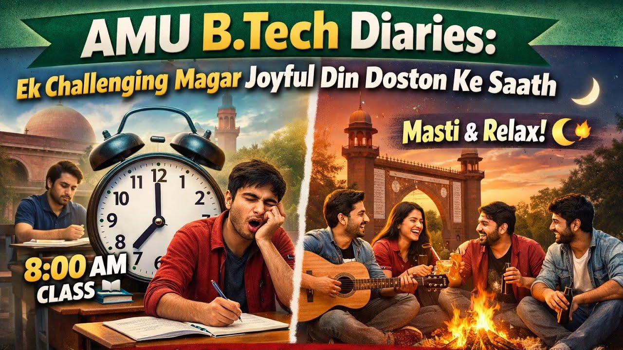 AMU B.Tech Diaries: Ek Challenging Magar Joyful Din Doston Ke Saath