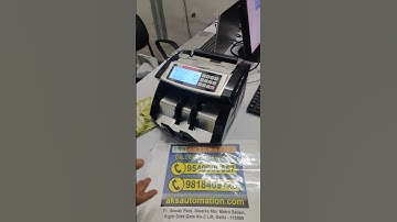 How a Note Counting Machine Works #notecountingmachine #ytshorts #currencycountingmachine
