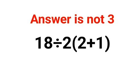 18÷2(2+1) The answer is not 3. Many got it wrong!  Ukraine Math Test #math #percentages #ukraine