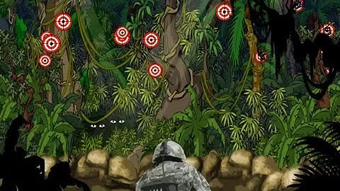 Jungle Squad: First year student midterm individual game project using C and OpenGL