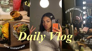 VLOG: ORGINIZATION, NURSERY SET UP, BEAUTY ROOM CLEAN OUT!?