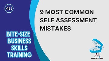 9 most common Self-Assessment Tax Return mistakes - a bite-sized guide