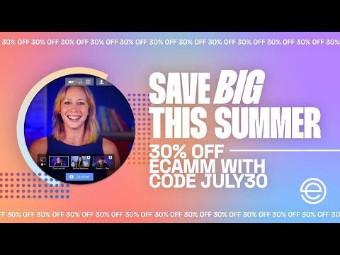 Get 30% off Ecamm Live - The Leading Live Streaming & Video Production Studio Built for Mac