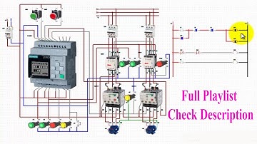 DOL Starter PLC Programming Ladder Logic Diagram | DOL Starter in Siemens Logo PLC | Siemens PLC