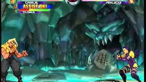 MvC2 Online (360): Brett (Cha/Storm/Col) vs Omega Weapon X (MSP) 5 *Charlie OCV* .:6.2.10:.