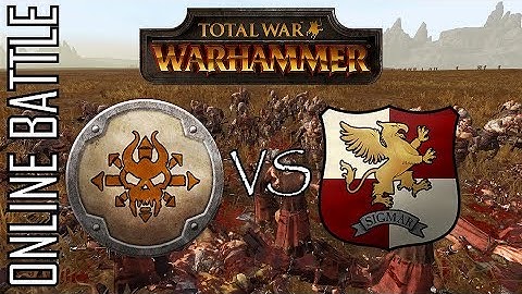 NORSCA vs EMPIRE! - 1v1 Online Battle Total War: Warhammer