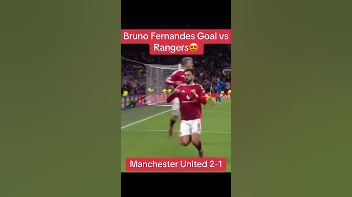 Manchester united 2-1 Rangers 🔥🔥