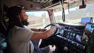 INSIDE LOOK AT MY KENWORTH W900L AND SHIFTING PROGRESS RIDE ALONG FOR FREEPORT TRANSPORT
