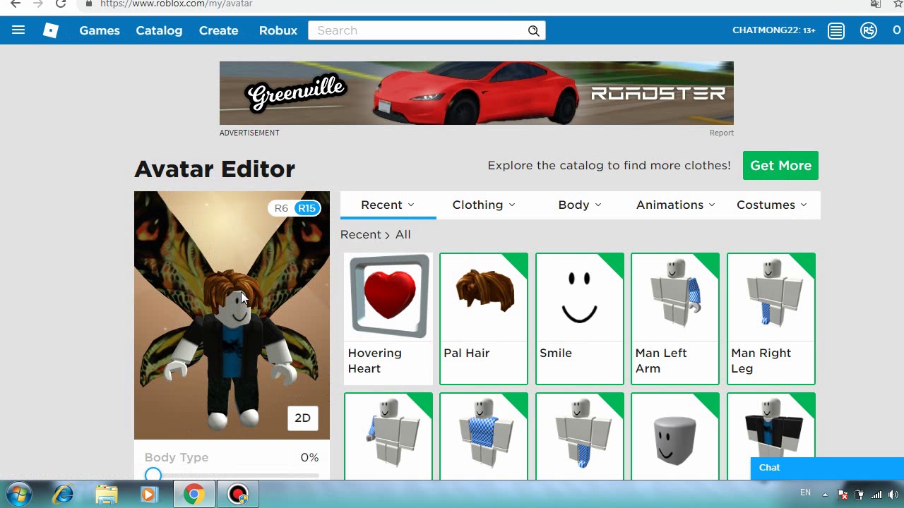 I Think Its Time For A Change On Twitter Lol Nicsterv 1 Robux Hair - roblox avatar editor gui