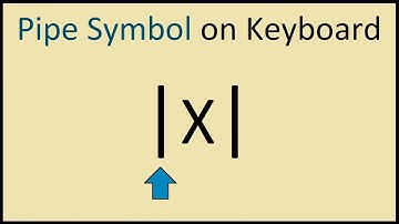 How to Type Vertical Pipe Symbol on Keyboard
