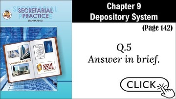 SYJC-SP, Digital Guide, Chapter 9 - Depository System, Page 142, Question 5
