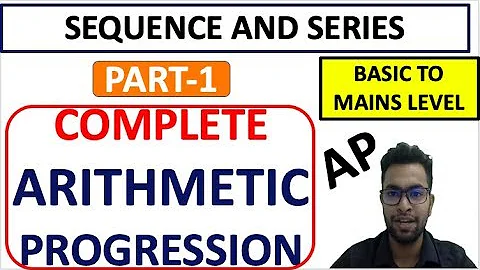 COMPLETE ARITHMETIC PROGRESSION(AP) FOR SSC CGL | CPO | BANKING | RRB | MTS