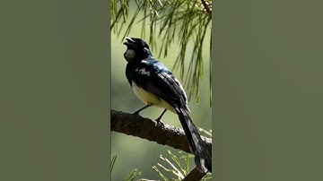 Magpie Robin Singing Beautifully in the Wild #shortvideo #shortsfeed #shorts