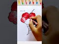 How to draw hibiscus flower easy hibiscus flower drawing shorts