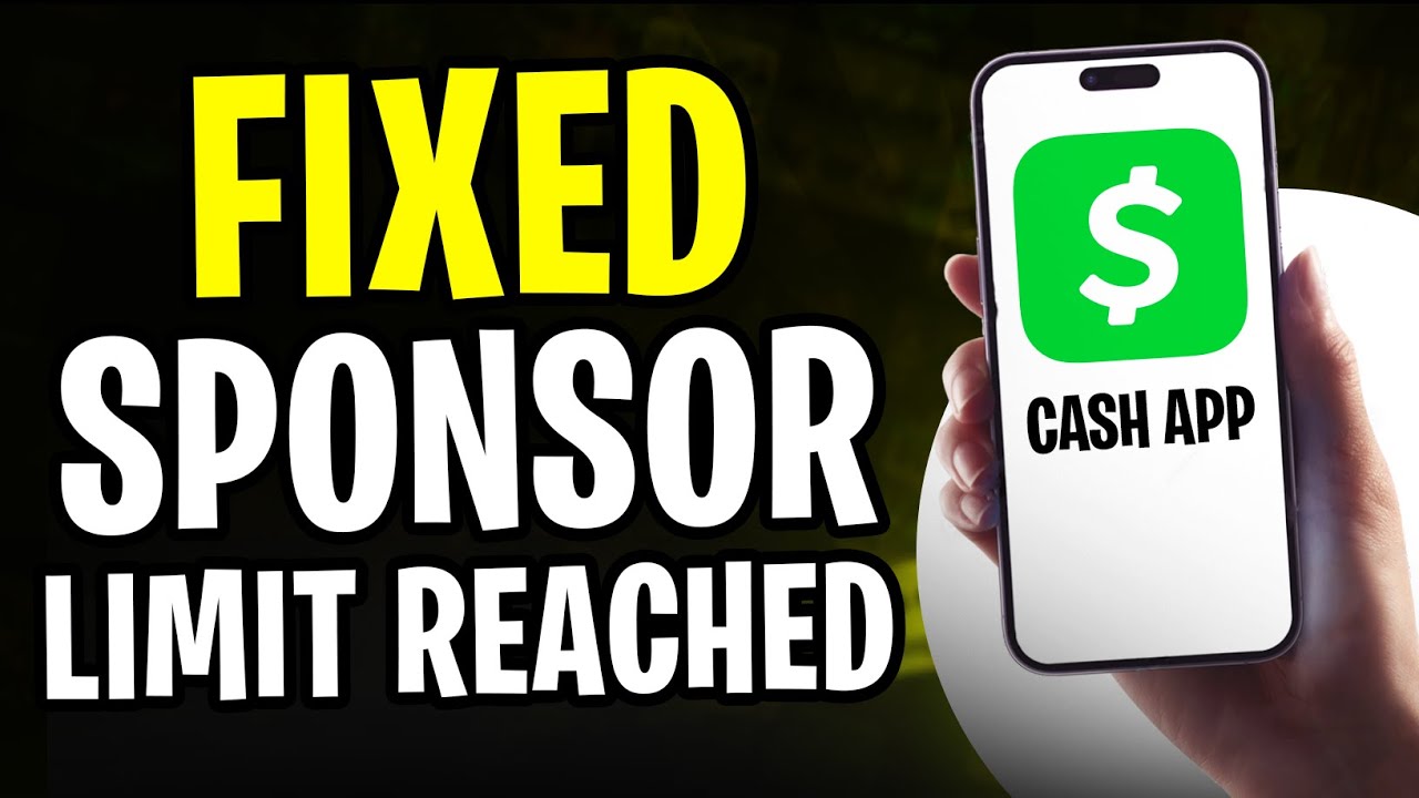 How to Fix Sponsor Request Limit Reached on Cash App (2025)