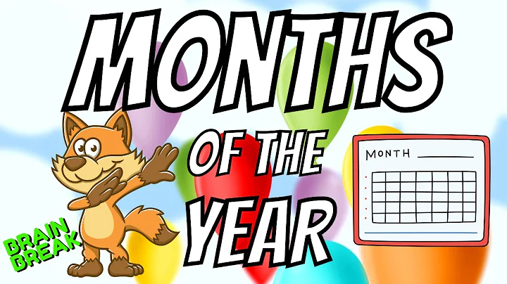 MONTHS OF THE YEAR. BRAIN BREAK EXERCISE FOR KIDS.  MOVEMENT ACTIVITY. FROM GENERATION HEALTHY.