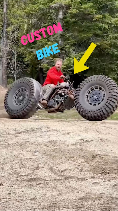 Extreme Custom Bike with Massive Tires