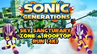 Sonic Generations PC - (4K) Sky Sancturary Re-imagined & Rooftop Run (W/DarkSpine Sonic Mod)