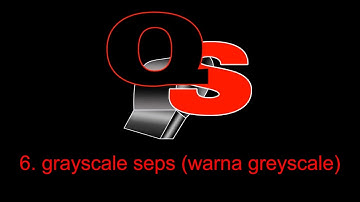 QuikSeps Color Separation - 6/8 grayscale seps (warna greyscale)