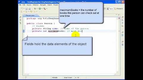 Eclipse and Java for Total Beginners - Lesson 1