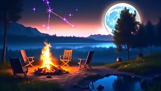Tranquil Campfire Retreat - 9 Hours Of Soothing Campfire & Nature Sounds