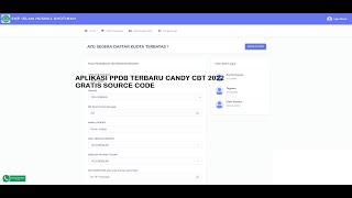 APLIKASI PPDB CANDY CBT TERBARU 2022 SC GRATIS