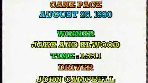 1990 Yonkers Raceway - Cane Pace - Jake And Elwood & John Campbell