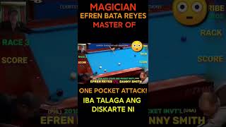 MAGICIAN ONE POCKET ATTACK! IBA TALAGA PAG SI EFREN BATA ANG DUMISKARTE! MASTER OF KICKSHOT;#shorts