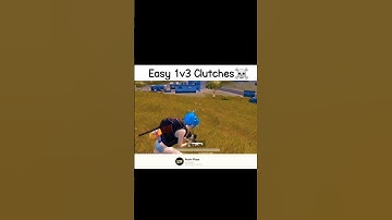 Easy 1v3 Clutches ☠️ |   #shorts #viral #clutch #1v3 #bgmi #pubg #20fps #conqueror #cluthes#easy#