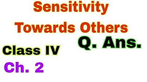 DAV/Class 4 /SST/ Chapter 2/ Question Answer/ Sensitivity Towards Others/History By SRB