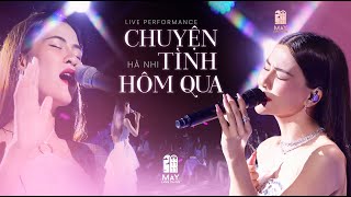 CHUYỆN TÌNH HÔM QUA - HÀ NHI | Live at Mây Lang Thang