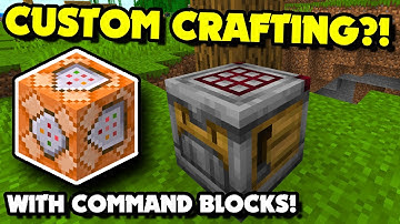 CUSTOM CRAFTING System Concept With Command Blocks in Minecraft 1.21.4+ Java?! [Simple]
