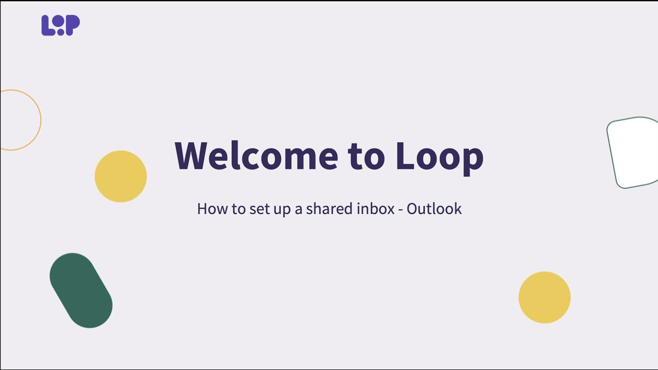 How to set up a shared inbox in Loop (for those using Outlook 365 as an email provider)