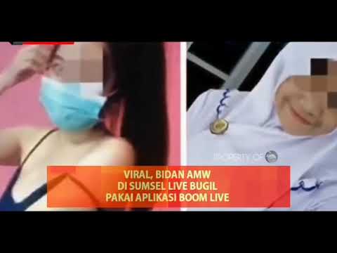 viral bidan AMW live bugil pake aplikasi boom live