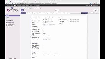 Unsuspended Odoo SaaS client