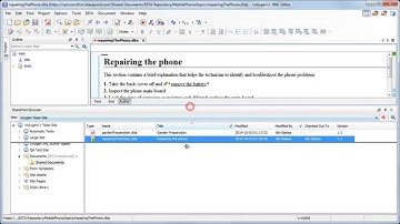 Managing and Filtering SharePoint Resources with oXygen 16.1