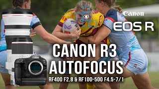 Canon R3 Eye Detection Auto Focus Test