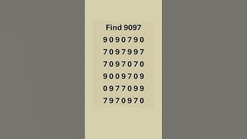 Find the  Number 9097 - Math Quiz  #math #quiz #shorts