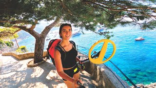 Metal Detecting the Most Popular Beach in Positano (Underwater)