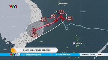 Bão số 15 tiếp tục suy yếu do không khí lạnh | VTVWDB
