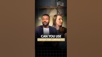 Can You Use ChatGPT for Contracts? #shorts