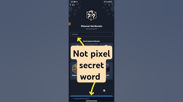 Not pixel secret word | not pixel secret code | secret word not pixel | today not pixel secret word