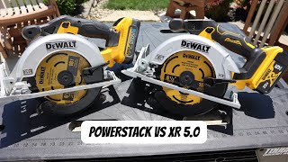 Dewalt 20v Circular Saw DCS391B vs Brushless DCS565B [+Dewalt Powerstack 5ah vs XR 5ah]