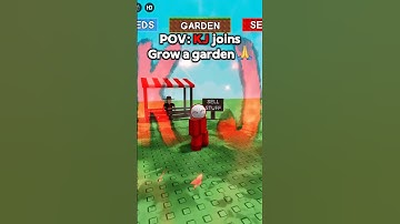 KJ Vs Grow a garden 🌱 || The Strongest Battleground #thestrongestbattlegrounds #roblox #pvp