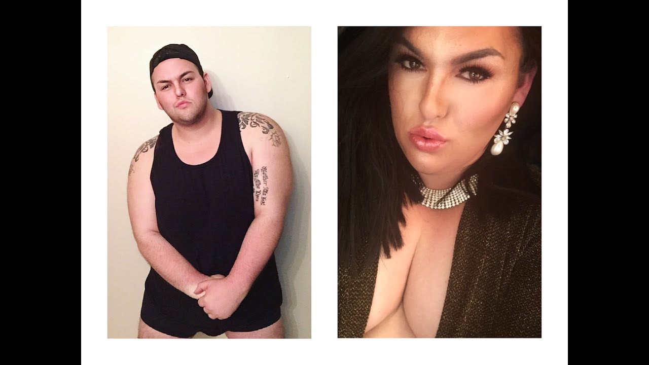 Male To Female Full Body Transformation Date Night Youtube
